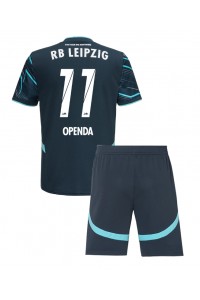 RB Leipzig Lois Openda #11 Babyklær Tredje Fotballdrakt til barn 2024-25 Korte ermer (+ Korte bukser)